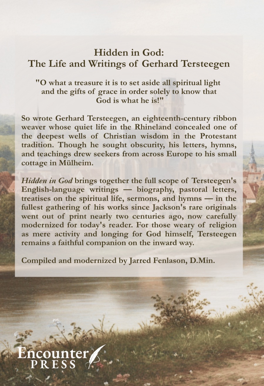Hidden in God - Back Cover